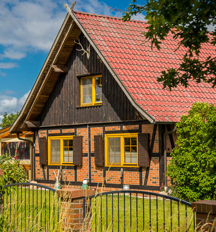 Susanne und Anja mit dem Planwagen durch die Uckermark (2015)